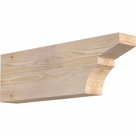 Ekena Millwork Monterey Smooth Rafter Tail, Douglas Fir, 3 1/2"W x 8"H x 24"L RFT04X08X24MON00SDF